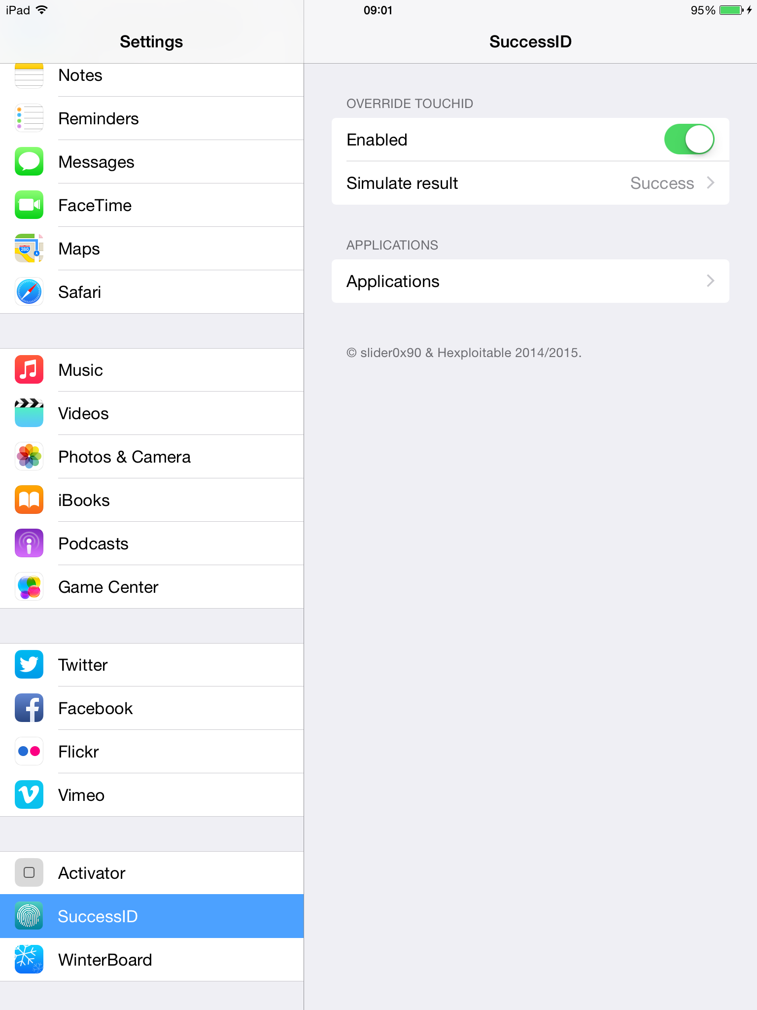 A screenshot of SuccessID